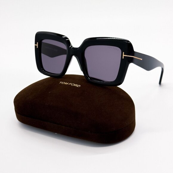 NEW TOM FORD SUNGLASSES ESME TF1157 01A BLACK WOMEN EYEWEAR FT1157/S 01A main image 10